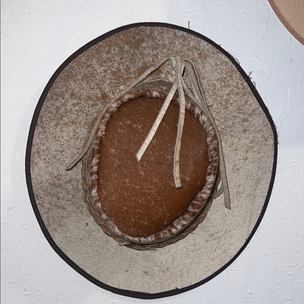 Calf hair hat